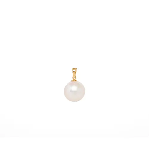 9 ct yellow gold 14-15 mm freshwater pearl pendant