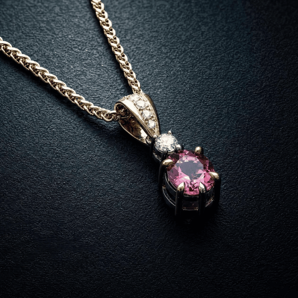 One only, handmade 18ct yellow gold and white gold. Chain not included.
Code: RSD HMP 001. Valuation AUD $2,650.00